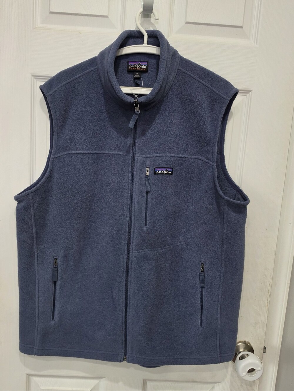 Patagonia Men's Synchilla Fleece Vest Slate Blue Size XL